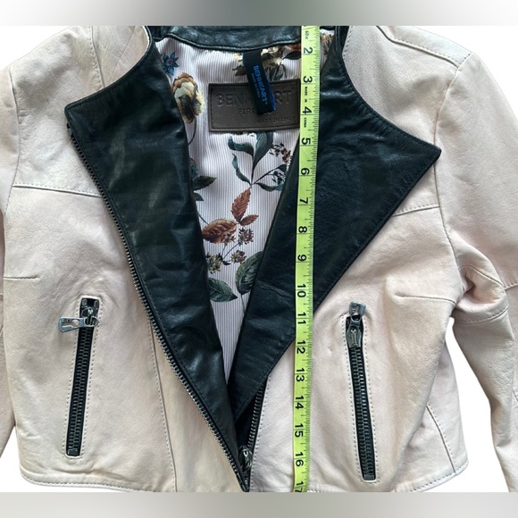 Benheart Cropped Leather Jacket โ Made in Italy ๐ฎ๐น Jeffrey size 44 (M) - Picture 6 of 11